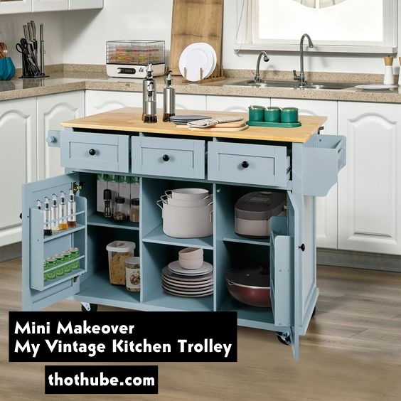 Mini Makeover - My Vintage Kitchen Trolley